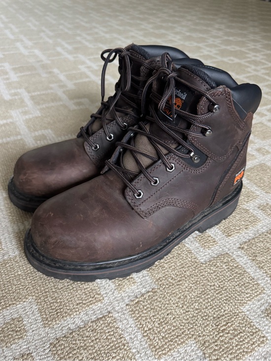 Timberland PRO Pit Boss 6” Steel Toe EH Work Boots Streetwear Brown Men’s 8.5W main image 12